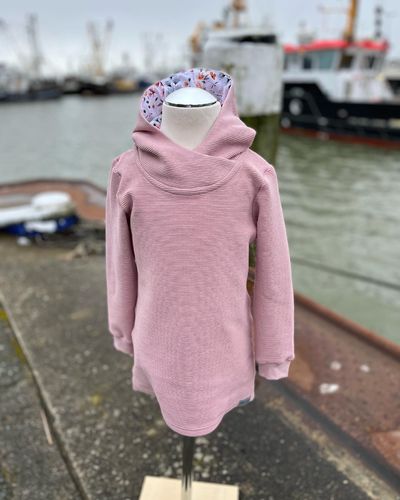 Küstensweater Ribjersey rosa